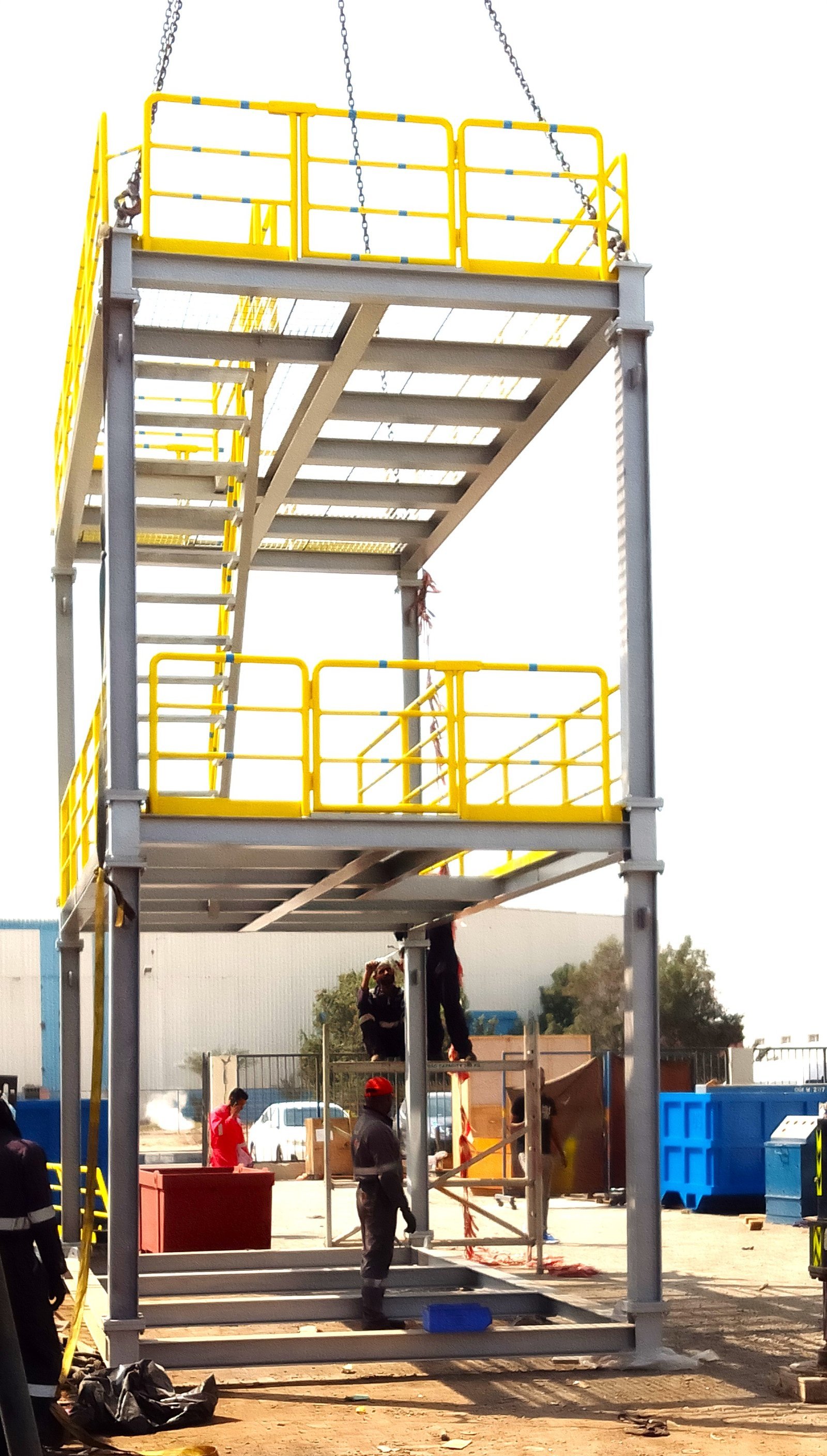 MMEW fabricated steel access platform